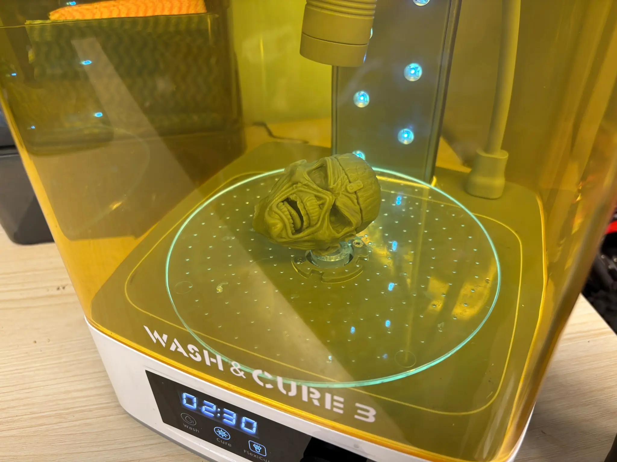 First test print cured.